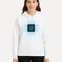 Zero Trust Cyber Security Hacking Programmer Developer Funny Gift Hoodie