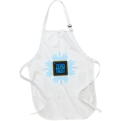 Zero Trust Cyber Security Hacking Programmer Developer Funny Gift Apron