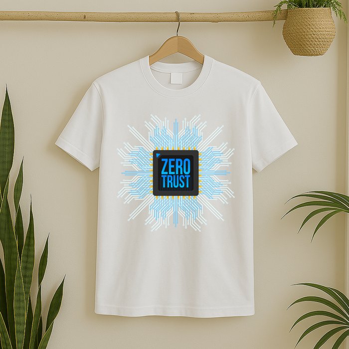 Zero Trust Cyber Security Hacking Programmer Developer Funny Gift T-Shirt