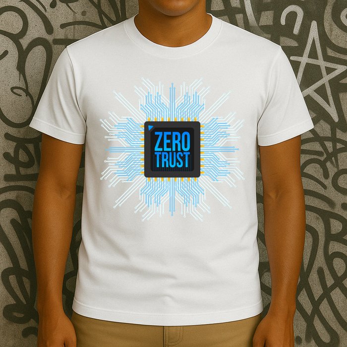 Zero Trust Cyber Security Hacking Programmer Developer Funny Gift T-Shirt