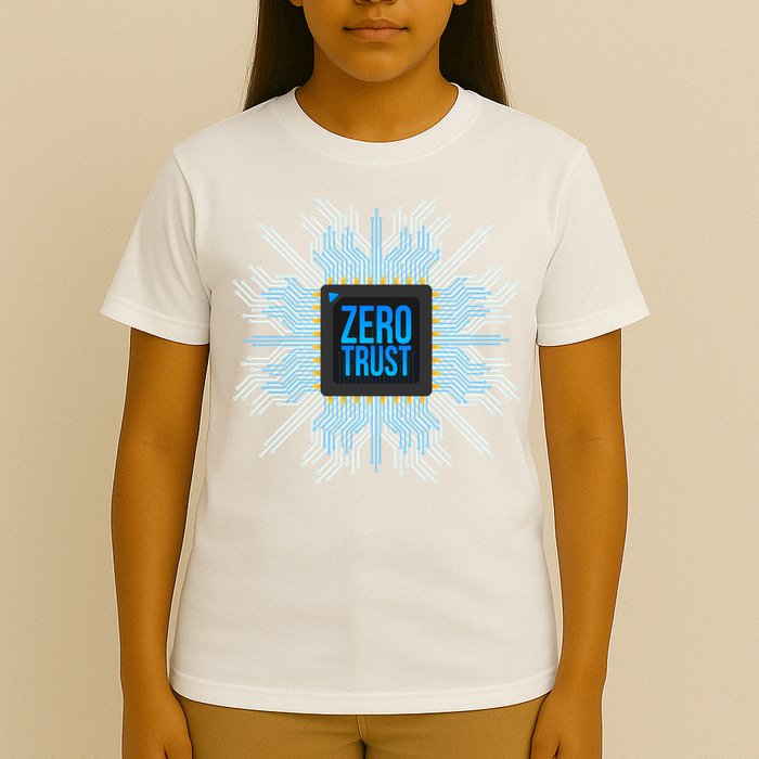Zero Trust Cyber Security Hacking Programmer Developer Funny Gift T-Shirt
