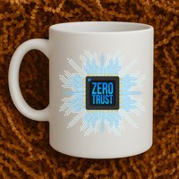 Zero Trust Cyber Security Hacking Programmer Developer Funny Gift Mug