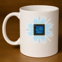 Zero Trust Cyber Security Hacking Programmer Developer Funny Gift 11oz C Handle Ceramic Mug