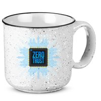 Zero Trust Cyber Security Hacking Programmer Developer Funny Gift 15oz Campfire Ceramic Mug