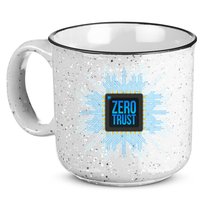 Zero Trust Cyber Security Hacking Programmer Developer Funny Gift 15oz Campfire Ceramic Mug