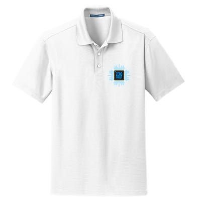 Zero Trust Cyber Security Hacking Programmer Developer Funny Gift Dry Zone Grid Polo