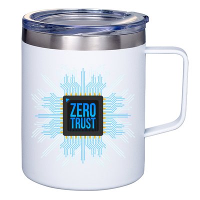 Zero Trust Cyber Security Hacking Programmer Developer Funny Gift 12oz Stainless Steel Coffee Mug