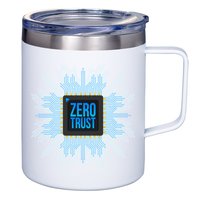 Zero Trust Cyber Security Hacking Programmer Developer Funny Gift 12oz Stainless Steel Coffee Mug