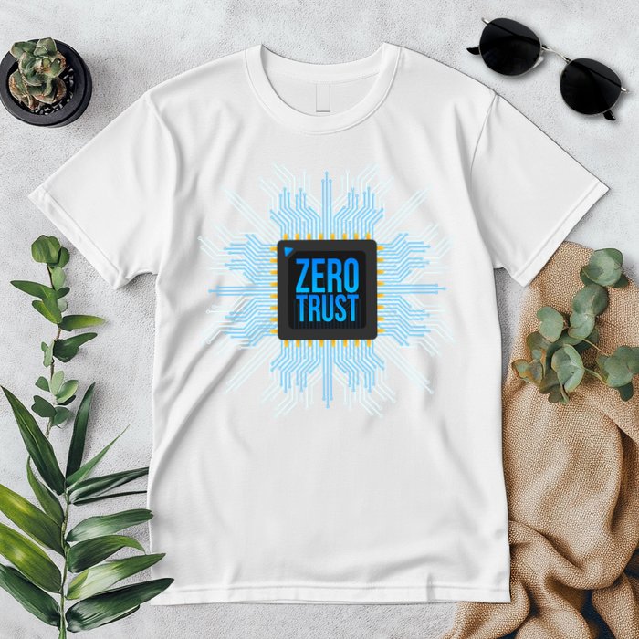 Zero Trust Cyber Security Hacking Programmer Developer Funny Gift Premium T-Shirt