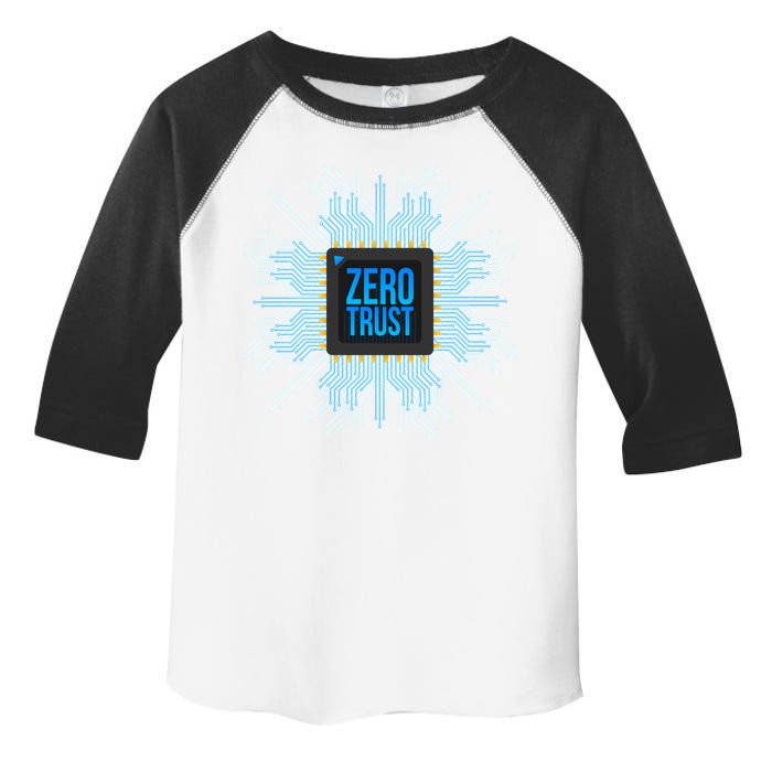 Zero Trust Cyber Security Hacking Programmer Developer Funny Gift Toddler Fine Jersey T-Shirt