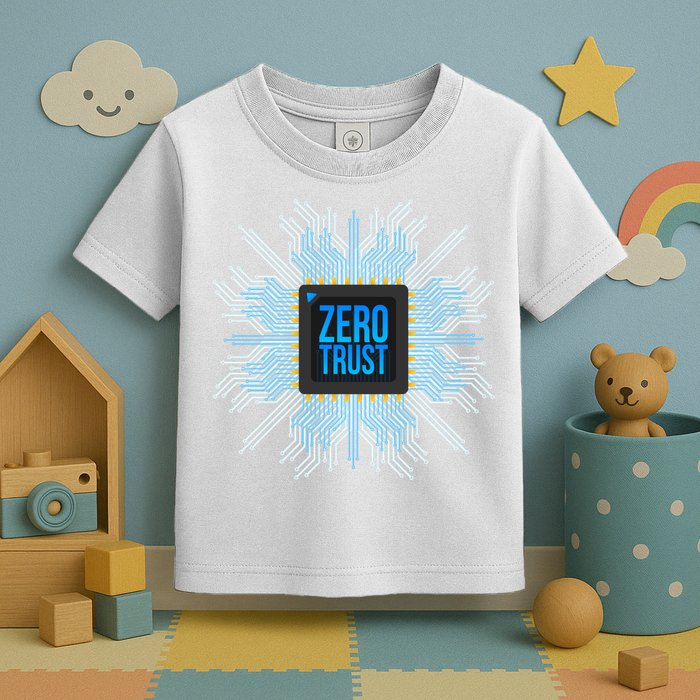 Zero Trust Cyber Security Hacking Programmer Developer Funny Gift Toddler T-Shirt