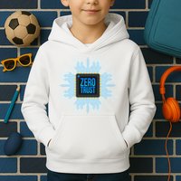 Zero Trust Cyber Security Hacking Programmer Developer Funny Gift Kids Hoodie