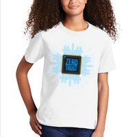 Zero Trust Cyber Security Hacking Programmer Developer Funny Gift Kids T-Shirt