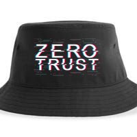 Zero Trust Developer It Cyber Security Hacking Programmer Gift Sustainable Bucket Hat