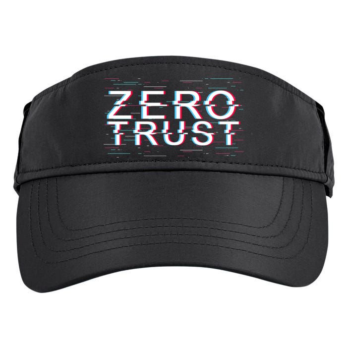 Zero Trust Developer It Cyber Security Hacking Programmer Gift Adult Drive Performance Visor