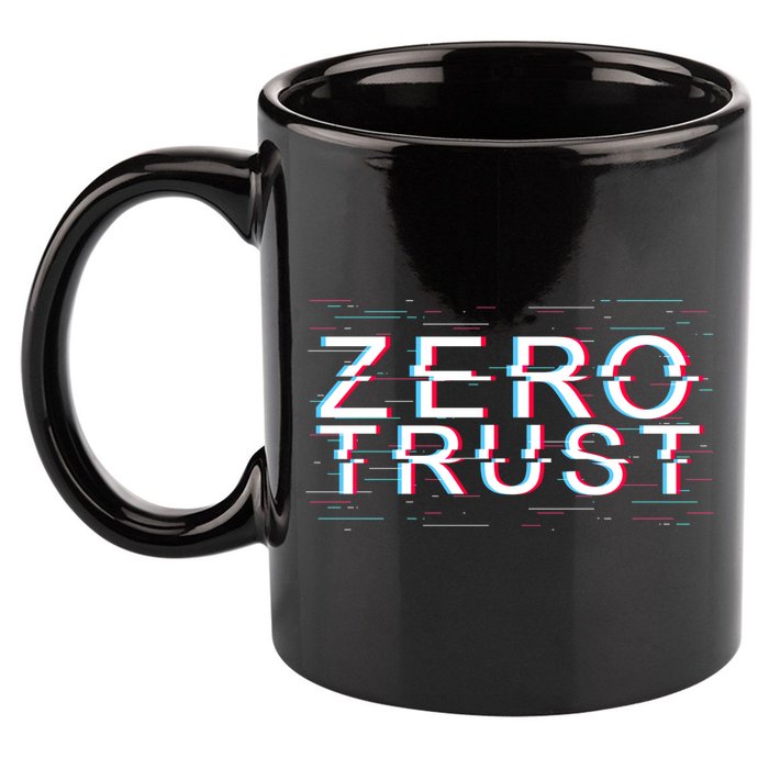 Zero Trust Developer It Cyber Security Hacking Programmer Gift 11oz C Handle Ceramic Mug