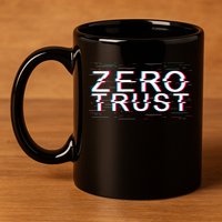 Zero Trust Developer It Cyber Security Hacking Programmer Gift 11oz C Handle Ceramic Mug