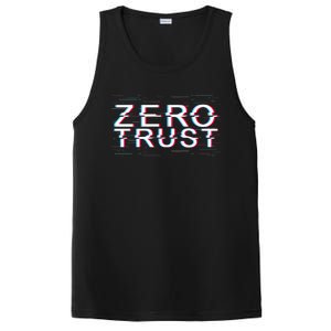 Zero Trust Developer It Cyber Security Hacking Programmer Gift PosiCharge Competitor Tank