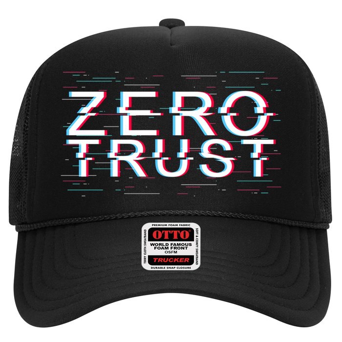 Zero Trust Developer It Cyber Security Hacking Programmer Gift Trucker Hat