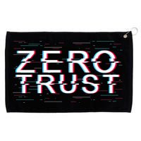Zero Trust Developer It Cyber Security Hacking Programmer Gift Grommeted Golf Towel