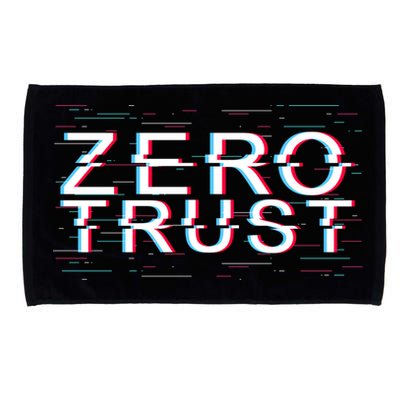 Zero Trust Developer It Cyber Security Hacking Programmer Gift Microfiber Hand Towel