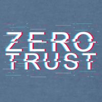 Zero Trust Developer It Cyber Security Hacking Programmer Gift Garment-Dyed Sweatshirt