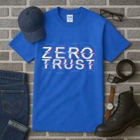 Zero Trust Developer It Cyber Security Hacking Programmer Gift Tall T-Shirt