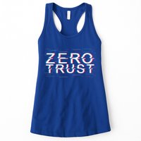 Zero Trust Developer It Cyber Security Hacking Programmer Gift Womens Tank Top