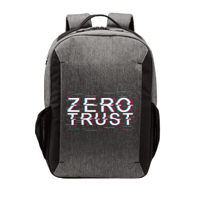 Zero Trust Developer It Cyber Security Hacking Programmer Gift Vector Backpack