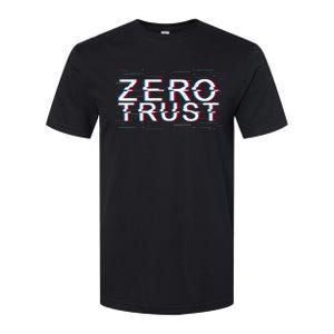 Zero Trust Developer It Cyber Security Hacking Programmer Gift Softstyle CVC T-Shirt