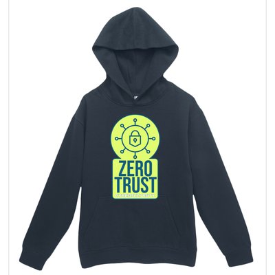 Zero Trust Ethical Hacking Cyber Security Hacking Developer Gift Urban Pullover Hoodie