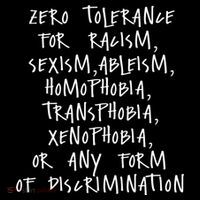 Zero Tolerance For Racism Sexism Ableism Homophobia Tall T-Shirt