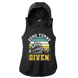 Zero Turns Given Zero Turn Lawn Mower And Mowing Ladies PosiCharge Tri-Blend Wicking Draft Hoodie Tank