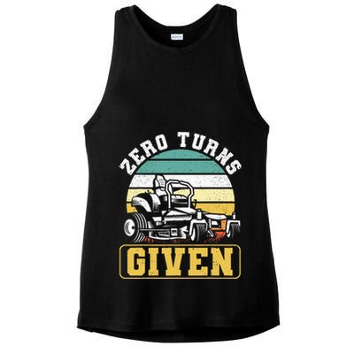 Zero Turns Given Zero Turn Lawn Mower And Mowing Ladies PosiCharge Tri-Blend Wicking Tank