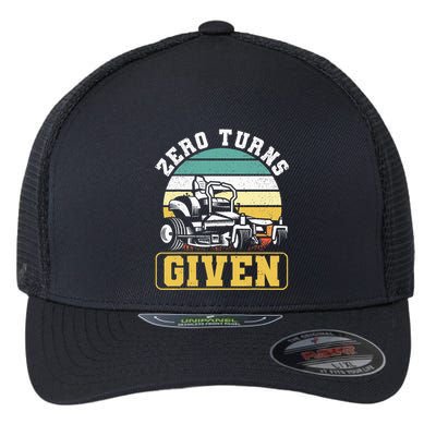 Zero Turns Given Zero Turn Lawn Mower And Mowing Flexfit Unipanel Trucker Cap