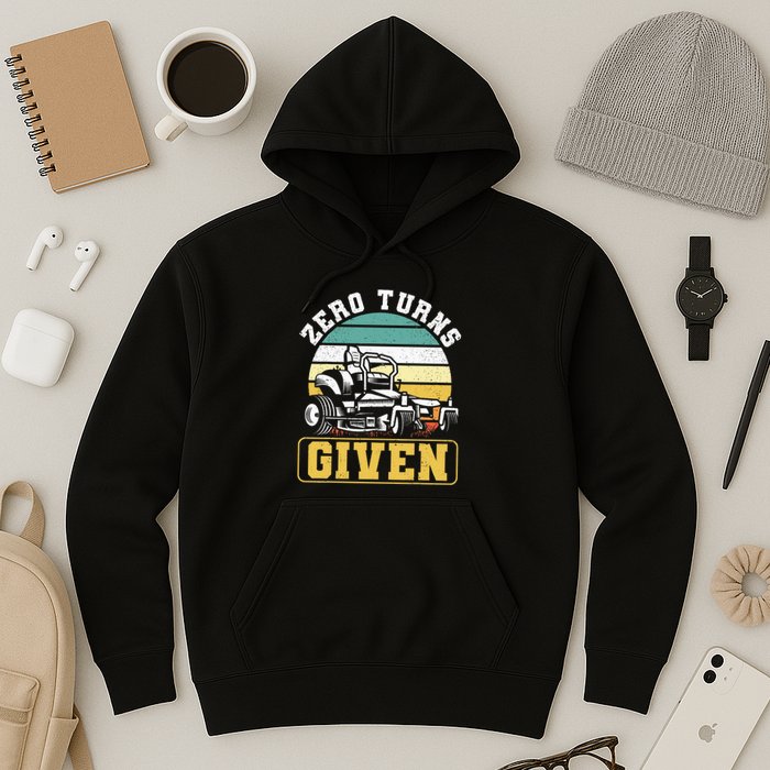 Zero Turns Given Zero Turn Lawn Mower And Mowing Hoodie