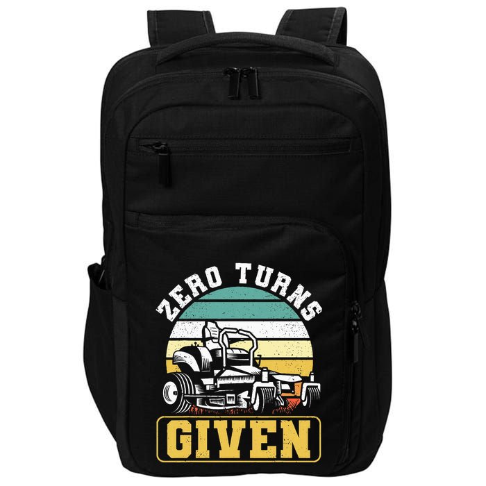 Zero Turns Given Zero Turn Lawn Mower And Mowing Impact Tech Backpack