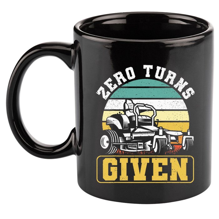 Zero Turns Given Zero Turn Lawn Mower And Mowing 11oz C Handle Ceramic Mug