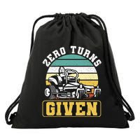 Zero Turns Given Zero Turn Lawn Mower And Mowing Drawstring Bag