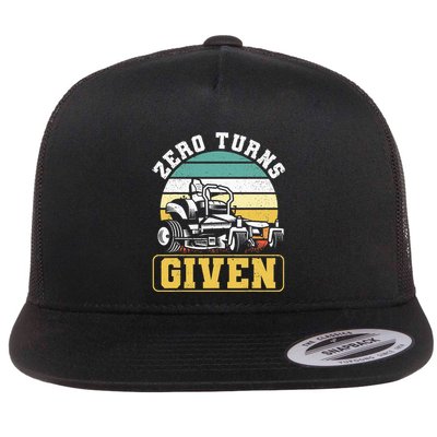 Zero Turns Given Zero Turn Lawn Mower And Mowing Flatbill Hat
