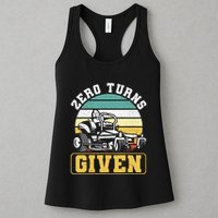 Zero Turns Given Zero Turn Lawn Mower And Mowing Womens Tank Top