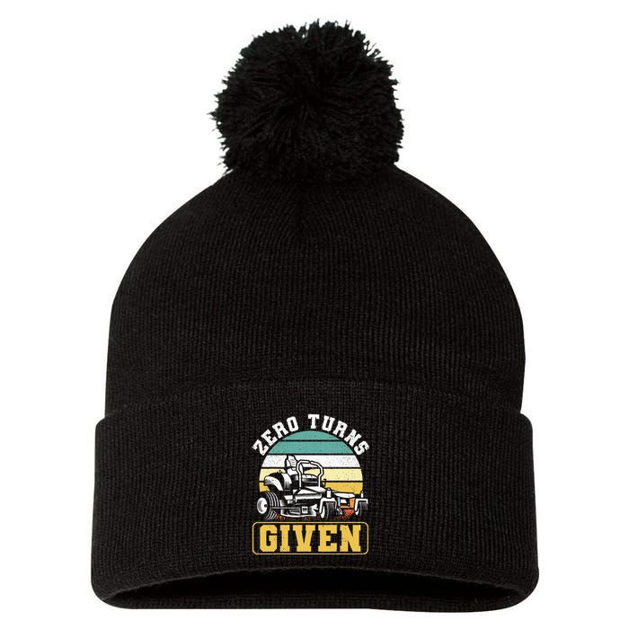 Zero Turns Given Zero Turn Lawn Mower And Mowing Pom Pom 12in Knit Beanie