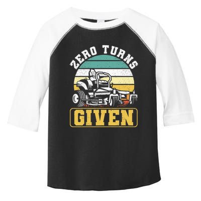 Zero Turns Given Zero Turn Lawn Mower And Mowing Toddler Fine Jersey T-Shirt