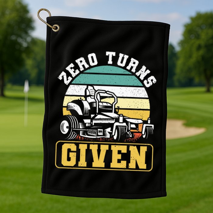 Zero Turns Given Zero Turn Lawn Mower And Mowing Golf Towel