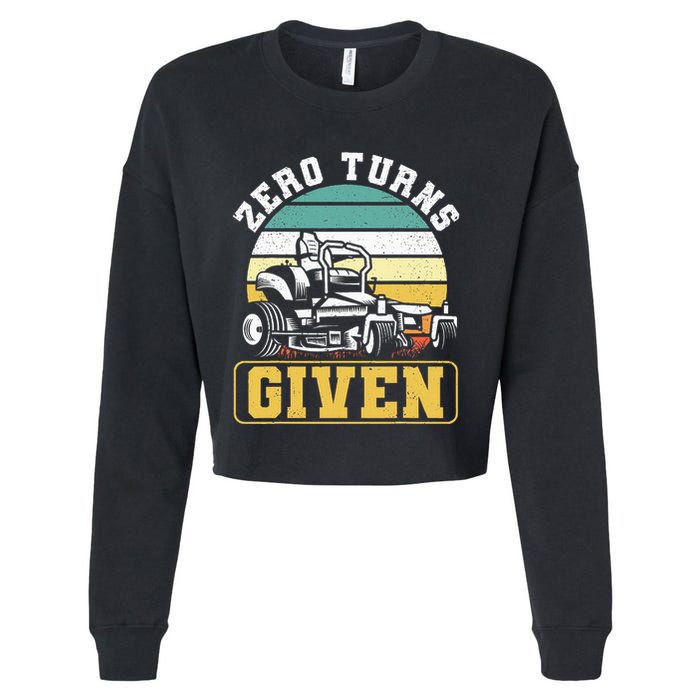 Zero Turns Given Zero Turn Lawn Mower And Mowing Cropped Pullover Crew