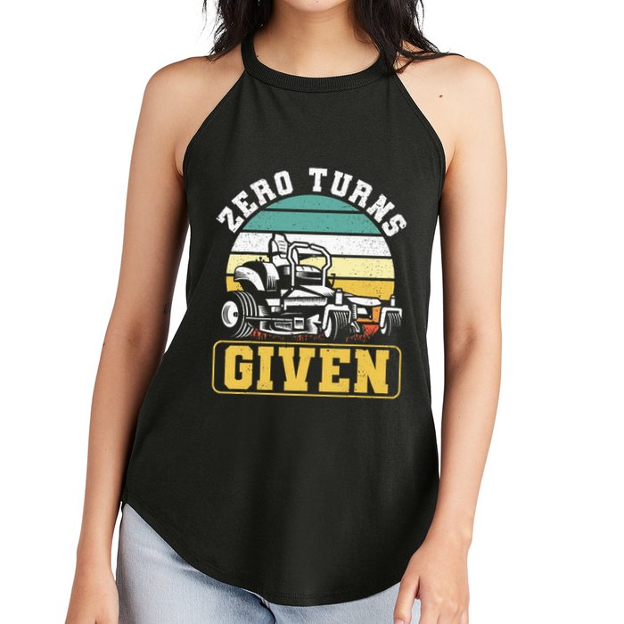 Zero Turns Given Zero Turn Lawn Mower And Mowing Women's Perfect Tri Rocker Tank