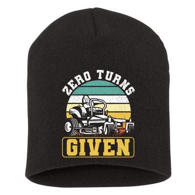 Zero Turns Given Zero Turn Lawn Mower And Mowing Short Acrylic Beanie