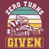 Zero Turns Given Zero Turn Lawn Mower And Mowing 16oz Travel Tumbler