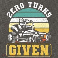 Zero Turns Given Zero Turn Lawn Mower And Mowing Cotton Canvas Backpack