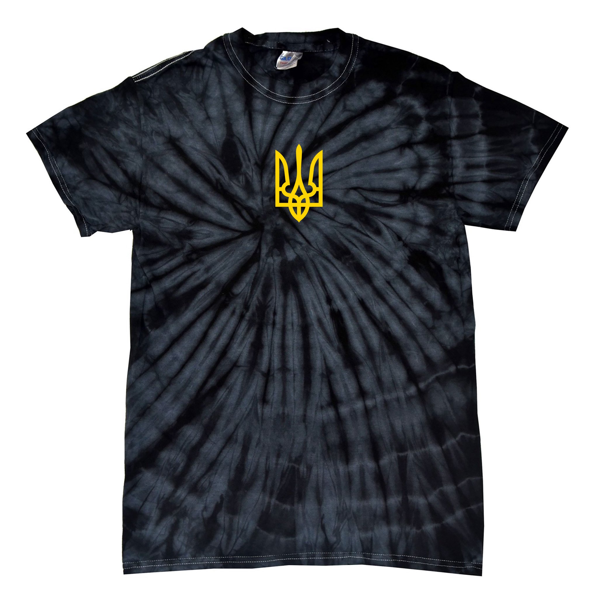 Zelensky Tryzub Green Long Sleeve Military Ukraine Zelenskyy Tie-Dye T-Shirt